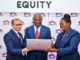 Equity Group Holdings Reports Kshs. 26.3B Profit in 2023 H1 Results L-R: Equity Group Chief Strategy Officer Brent Malahay, Equity Group Managing Director and CEO Dr. James Mwangi and Equity Group Executive Director Mary Wamae during the Half Year 2023 Investor Briefing event. Equity Group registered a 23% growth in total assets to reach Kshs.1.645 trillion from Kshs. 1.334 trillion, 8% growth in profit before tax to Kshs. 35.2 billion from Kshs. 30.9 billion, with subsidiaries contributing 46% total assets and 45% profit before tax. The Group registered a funding growth of 23% driven by 21% growth in customer deposits to Kshs. 1,176 billion up from Kshs. 970.9 billion.