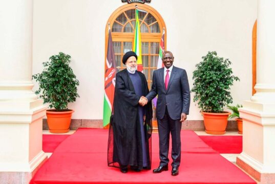 Kenya, Iran establish 22 MoUs to foster bilateral trade following President Raisi’s visit President William Ruto with Iran's President, Dr Ebrahim Raisi during his state visit at State House, Nairobi on July 12, 2023. PHOTO | PCS