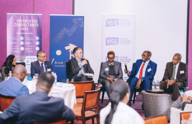 Participants at an exclusive Executive Leadership Breakfast event focused on addressing the evolving landscape of Environmental, Social, and Governance (ESG) issues and their profound impact on capital markets organised by the Nairobi Securities Exchange (NSE), in collaboration with Risk Insights and GreenCo ESG Consultants. Image: HANDOUT