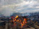 Governor Sakaja promises to rebuild Toi Market Fire razes down a section of Toi Market in Kibera on June 11, 2023