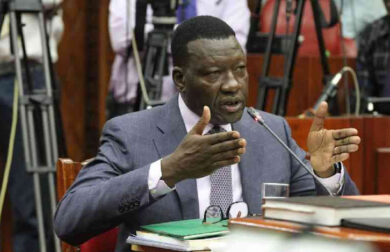 Energy Cabinet Secretary Davis Chirchir addresses the Energy Committee in Parliament on Friday